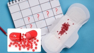 Kinh nguyệt ra máu nhiều – có nên bổ sung sắt? Ảnh minh họa