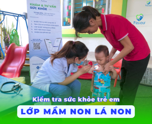 THĂM KHÁM TƯ VẤN SỨC KHỎE TRẺ EM NHÓM LỚP MẦM NON LÁ NON Ảnh minh họa
