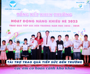 THAM GIA TÀI TRỢ CHƯƠNG TRÌNH TỔNG KẾT KHEN THƯỞNG VÀ TRAO QUÀ TIẾP SỨC ĐẾN TRƯỜNG NĂM 2023 Ảnh minh họa