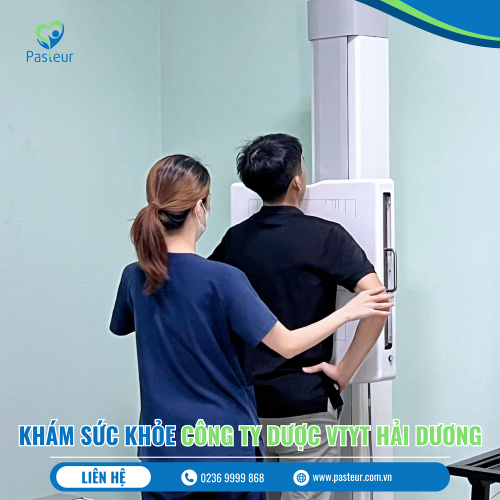 CÔNG TY CP DƯỢC VẬT TƯ Y TẾ HẢI DƯƠNG KHÁM SỨC KHỎE DOANH NGHIỆP TẠI PK PASTEUR Ảnh minh họa