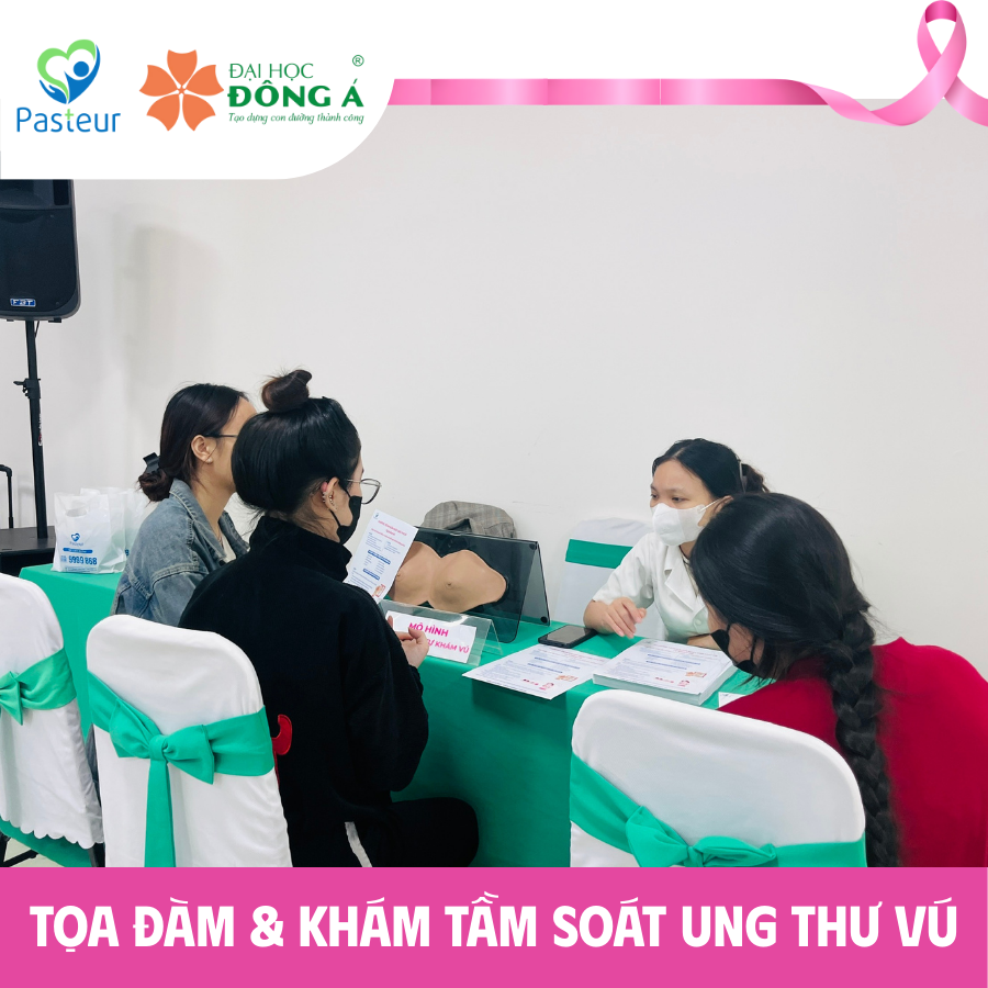 CHƯƠNG TRÌNH TỌA ĐÀM & KHÁM TẦM SOÁT UNG THƯ VÚ TẠI TRƯỜNG ĐẠI HỌC ĐÔNG Á ĐÀ NẴNG 4 CHƯƠNG TRÌNH TỌA ĐÀM & KHÁM TẦM SOÁT UNG THƯ VÚ TẠI TRƯỜNG ĐẠI HỌC ĐÔNG Á ĐÀ NẴNG Ảnh minh họa