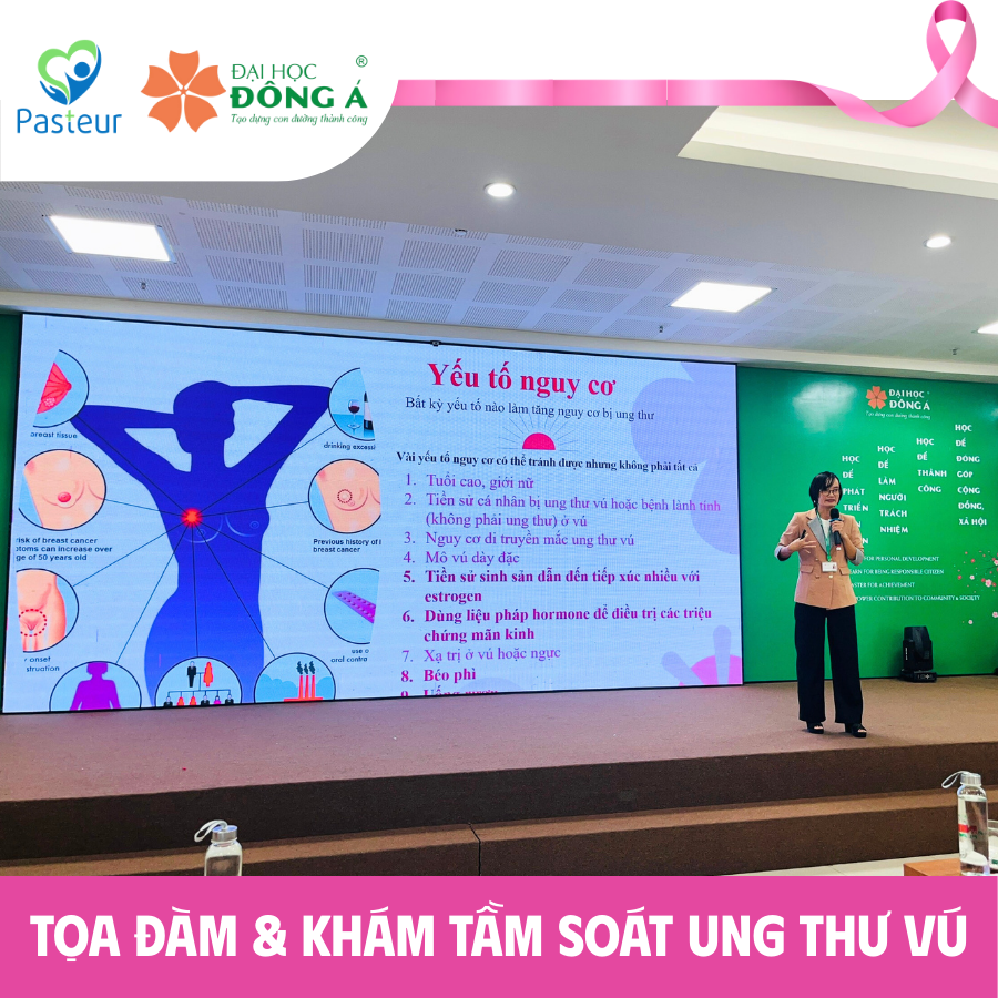 CHƯƠNG TRÌNH TỌA ĐÀM & KHÁM TẦM SOÁT UNG THƯ VÚ TẠI TRƯỜNG ĐẠI HỌC ĐÔNG Á ĐÀ NẴNG 7 CHƯƠNG TRÌNH TỌA ĐÀM & KHÁM TẦM SOÁT UNG THƯ VÚ TẠI TRƯỜNG ĐẠI HỌC ĐÔNG Á ĐÀ NẴNG Ảnh minh họa