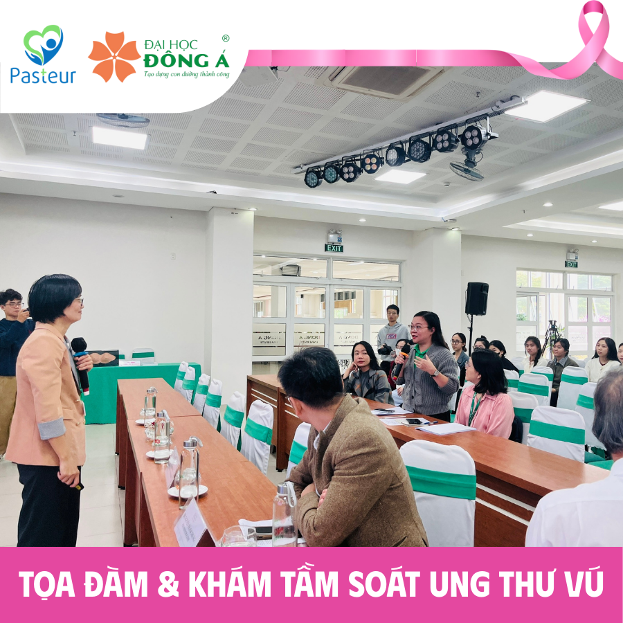 CHƯƠNG TRÌNH TỌA ĐÀM & KHÁM TẦM SOÁT UNG THƯ VÚ TẠI TRƯỜNG ĐẠI HỌC ĐÔNG Á ĐÀ NẴNG 8 CHƯƠNG TRÌNH TỌA ĐÀM & KHÁM TẦM SOÁT UNG THƯ VÚ TẠI TRƯỜNG ĐẠI HỌC ĐÔNG Á ĐÀ NẴNG Ảnh minh họa