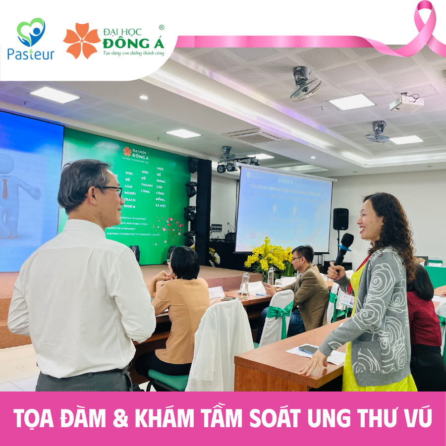 CHƯƠNG TRÌNH TỌA ĐÀM & KHÁM TẦM SOÁT UNG THƯ VÚ TẠI TRƯỜNG ĐẠI HỌC ĐÔNG Á ĐÀ NẴNG 9 CHƯƠNG TRÌNH TỌA ĐÀM & KHÁM TẦM SOÁT UNG THƯ VÚ TẠI TRƯỜNG ĐẠI HỌC ĐÔNG Á ĐÀ NẴNG Ảnh minh họa
